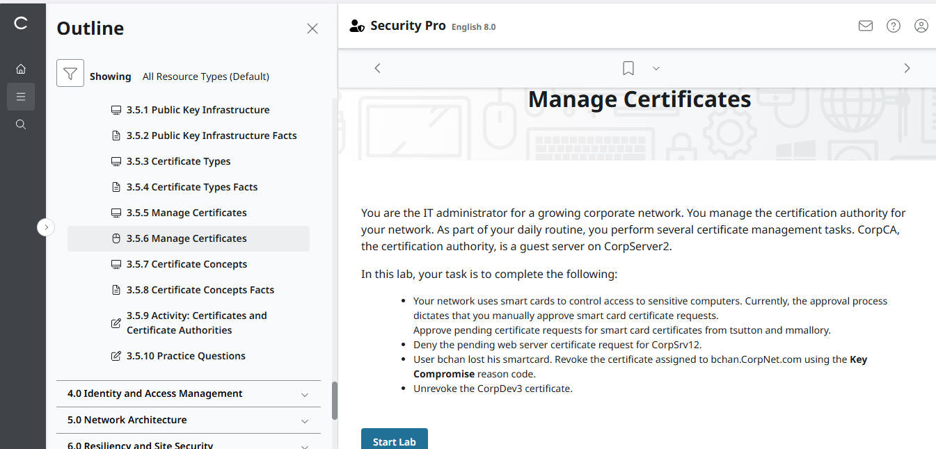 TestOut Security Pro for Security+ (SY0-701) -  Individual License : 12 Month Access